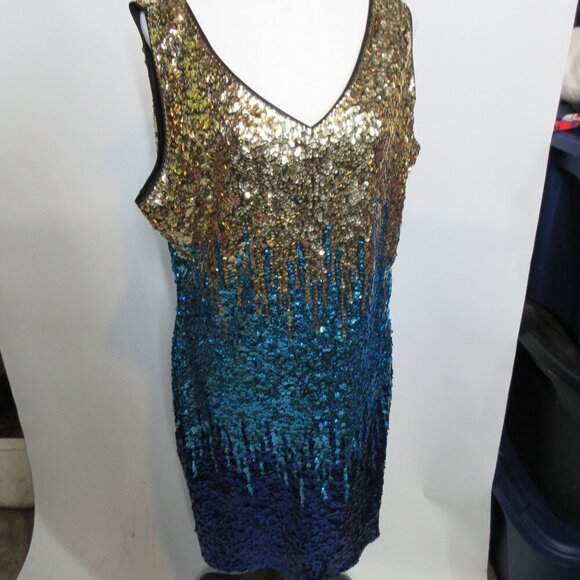 Unbranded Women's Ombre Sequin Dress Size XXL - Picture 9 of 16